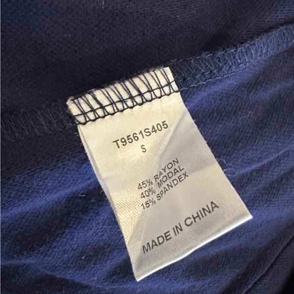 Tart Collections Navy Blue Knit Blazer Small - Picture 4 of 6